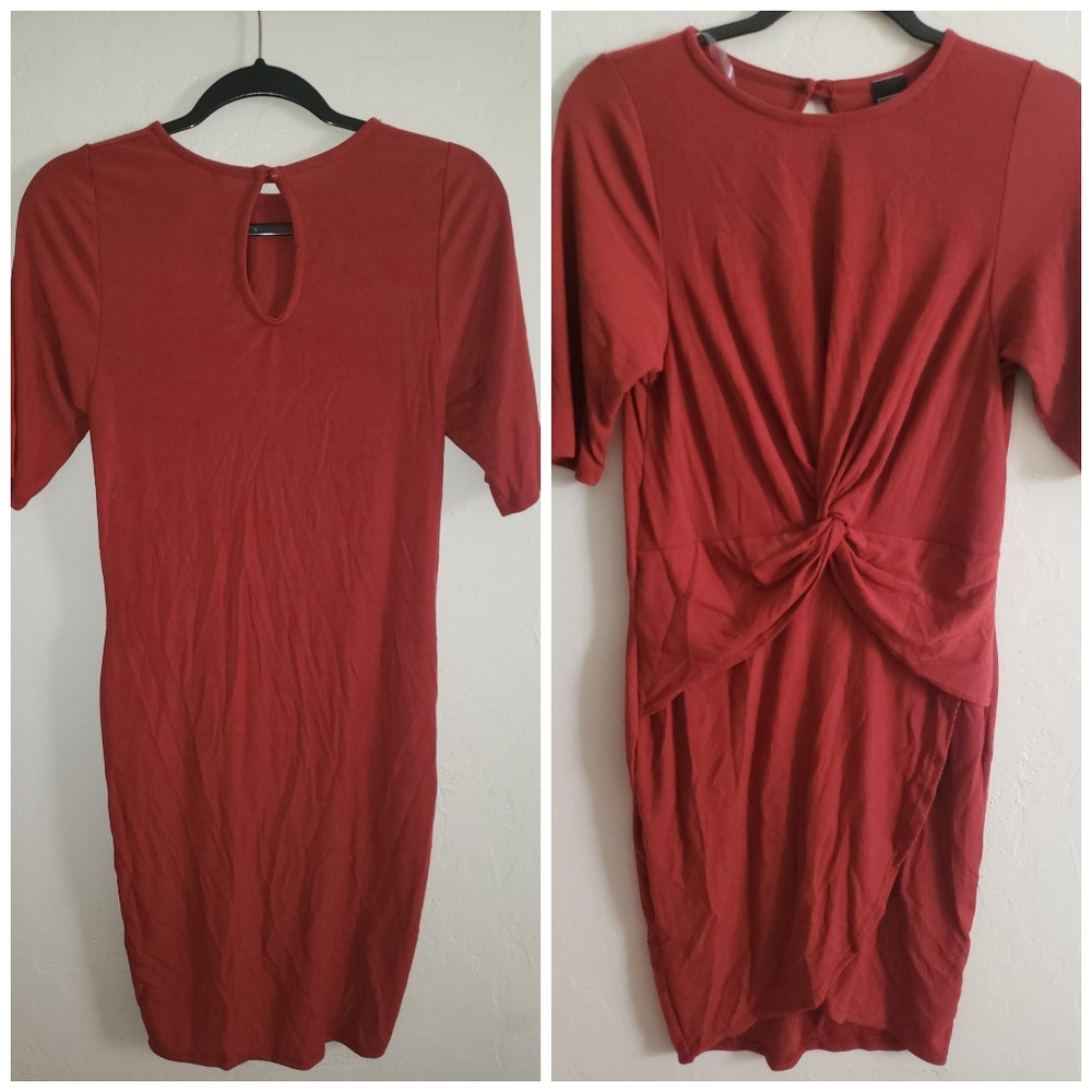 Rust colored dress